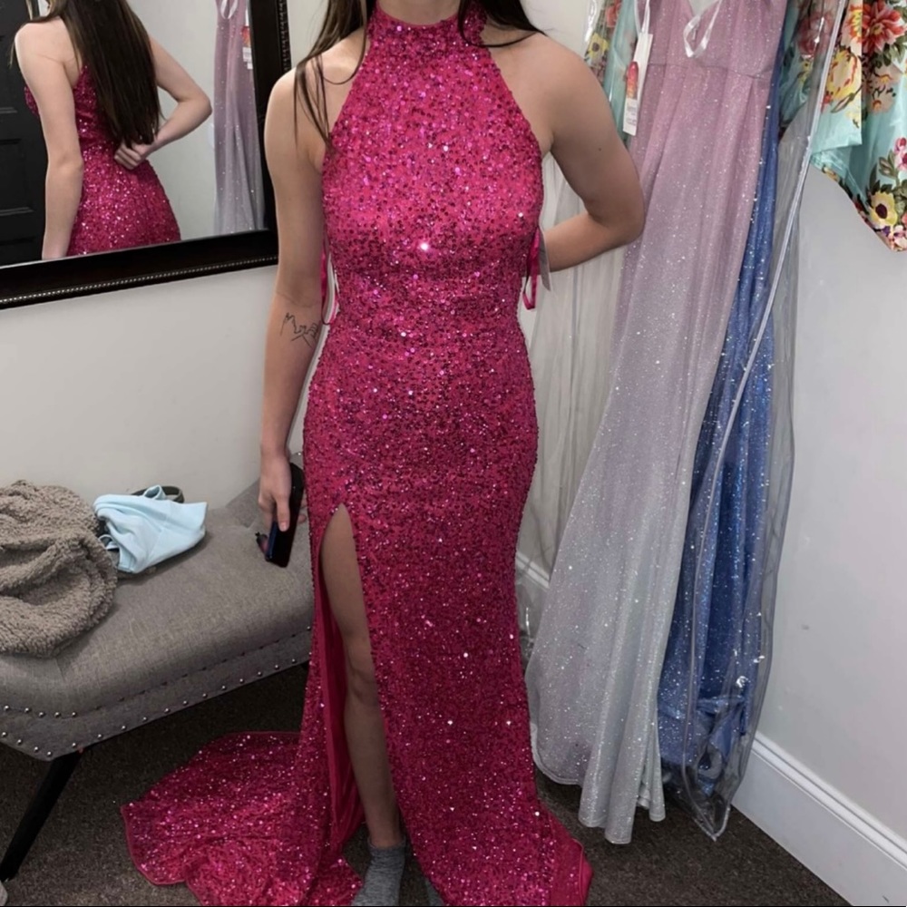 Ashley Lauren prom dress. Size 4, but altered to a size 2.